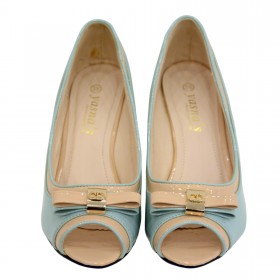 Yasna's Casual Heel, Soft Foot Bed, Heel Type Wedges